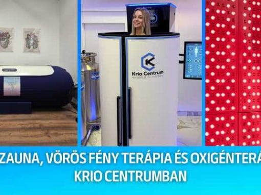 Triplán hatásos regeneráció Budapesten: Krioszauna, vörös fény és oxigénterápia egy helyen