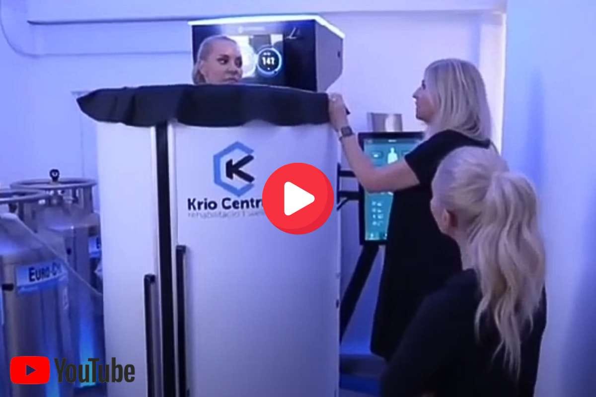 Krio Centrum krioszauna reklám youtube